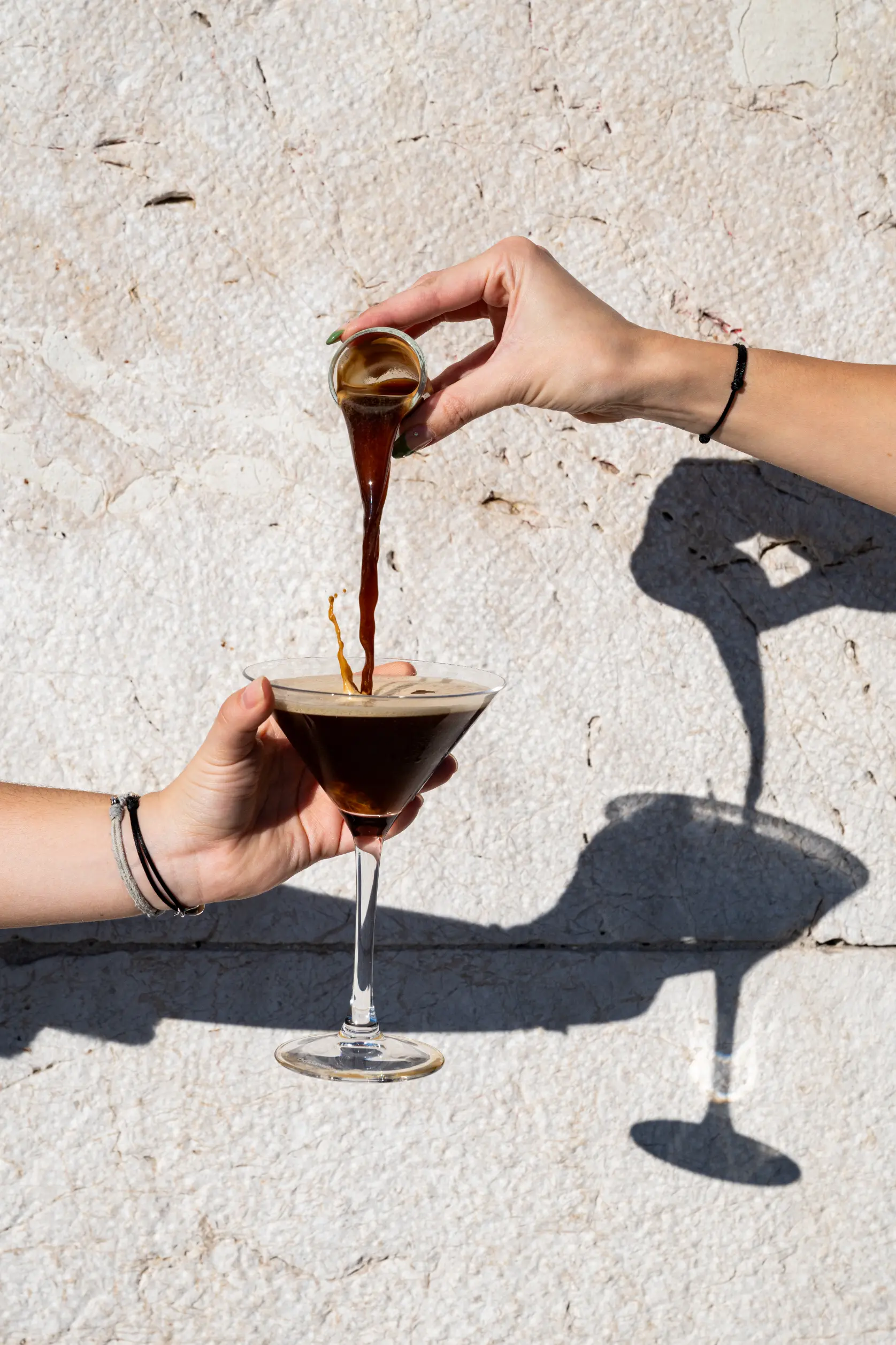 Espresso martini préparé au Casa Leya, Nice