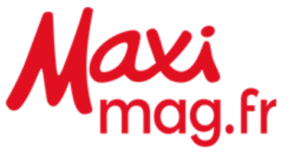 Image représentant le logo du magazine "Maxi", qui est un magazine ayant fait un article sur le Casa Leya