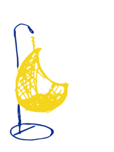 image représentant le logo de la balancelle du restaurant qui reflète l'ambiance et la décoration du restaurant